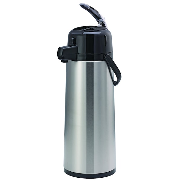 Service Ideas EcoAir Airpot with Lever Lid, 2.5 Liter, Glass vacuum insulated ECAL25S - main
